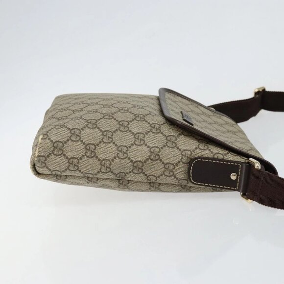 GUCCI GG Supreme Shoulder Bag PVC Leather Beige 223666 Auth ep11388 - Picture 6 of 16